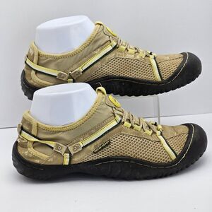J41 HAVANA Women's 7M Brown Yellow Hiking Traction Soles Water Shoes
